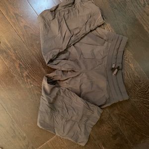 Lululemon cropped studio pants, unlined.